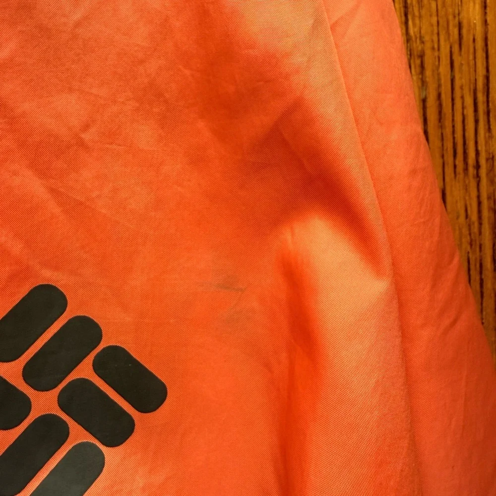 Columbia Women's Center Ridge Windbreaker Jacket Coral/Gray‎ Sz Small